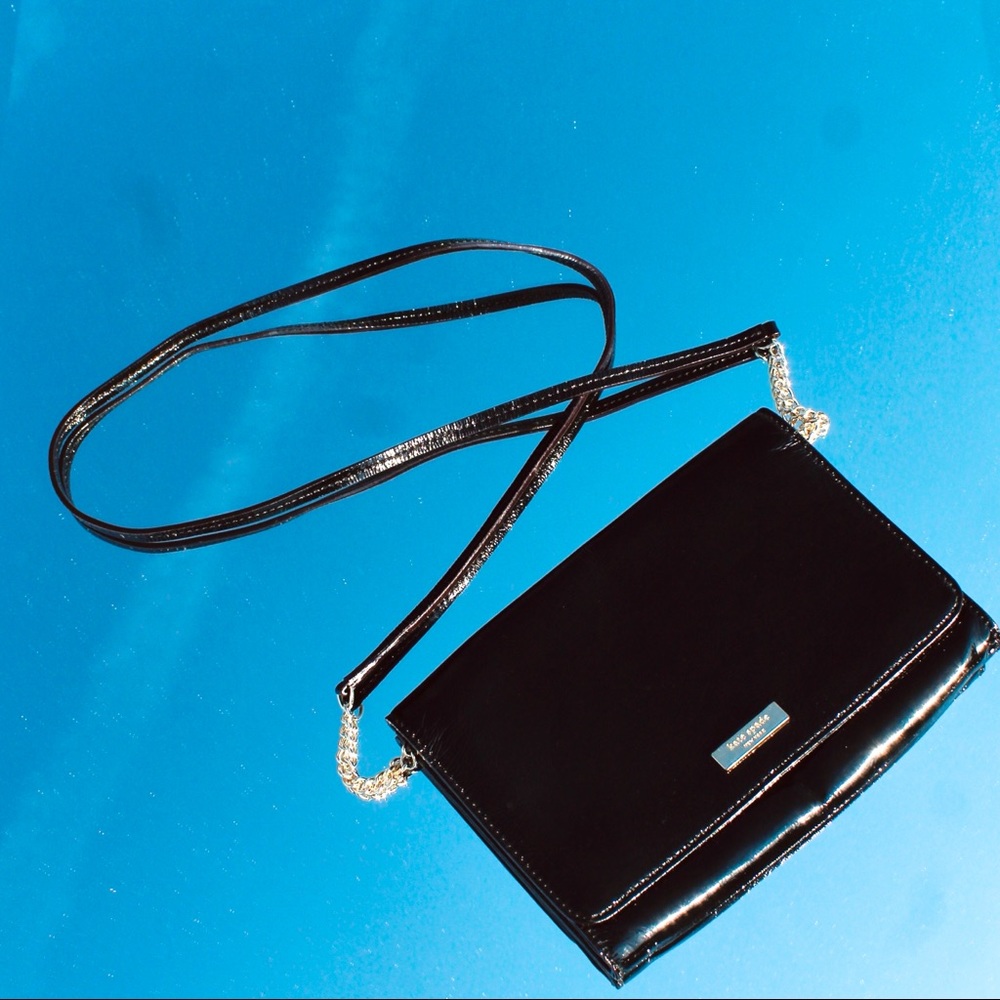 Kate Spade Black Patent Leather Crossbody